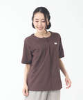 鹿の子 キーネックデザイン Tシャツ【UVカット】