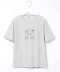 アイコンプリント クルーネック Tシャツ【吸汗速乾】
