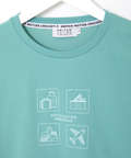 アイコンプリント クルーネック Tシャツ【吸汗速乾】