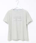 ロゴプリント クルーネック Tシャツ 【吸汗速乾】