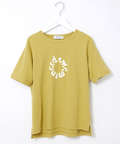 スムース プリントモチーフ Tシャツ【接触冷感】