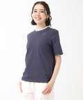 襟ライン クルーネック Tシャツ