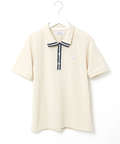 ラインテープ スキッパー ポロシャツ
