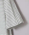 スノーコットン 天竺 ボーダー Tシャツ【接触冷感】