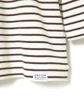 テレコボーダー ヘンリーネック 7分袖 Tシャツ