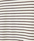 テレコボーダー ヘンリーネック 7分袖 Tシャツ