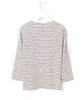 テレコボーダー ヘンリーネック 7分袖 Tシャツ