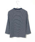 テレコボーダー ヘンリーネック 7分袖 Tシャツ