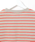天竺 メランジボーダー クルーネックTシャツ