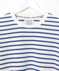 天竺 メランジボーダー クルーネックTシャツ