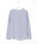 天竺 メランジボーダー クルーネックTシャツ