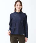 両面起毛ベア天竺 ドットロゴプリント Tシャツ 