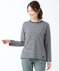 格子接結 ギンガムチェック Tシャツ