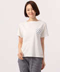 ドットプリントポケットTシャツ