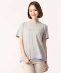 フラッグモチーフプリントTシャツ