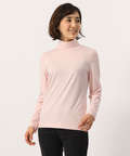 暖かタートルネックTシャツ