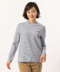 ボーダーチビハイネックTシャツ