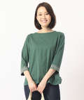袖口刺繍Tシャツ