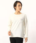 ワッフルクルーネックTシャツ