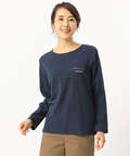 ワッフルクルーネックTシャツ