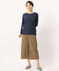 ワッフルクルーネックTシャツ