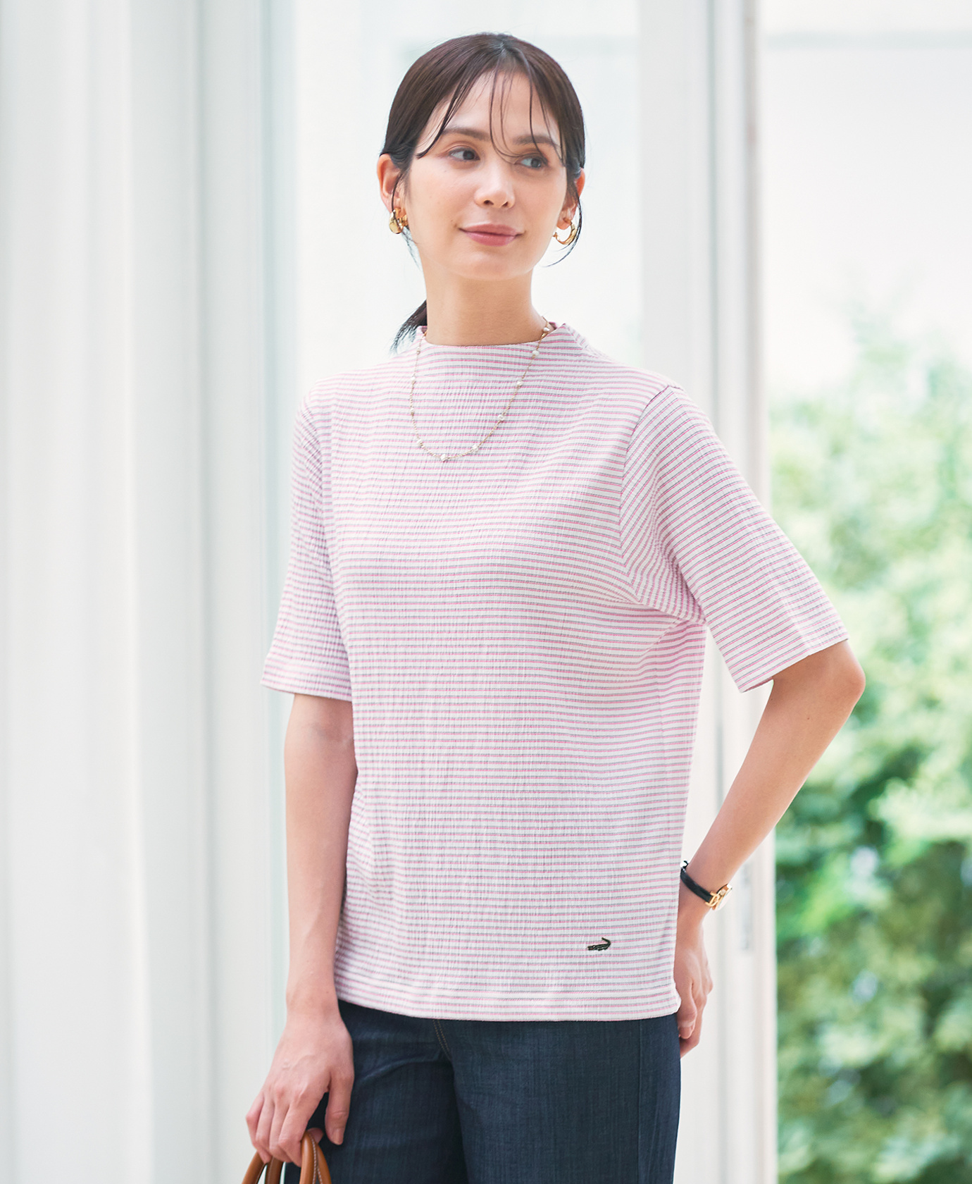 【美品】Maison Special ハイネックタイダイプリントカットソー MAISON SPECIAL（メゾンスペシャル）の「FEMMEプリント
