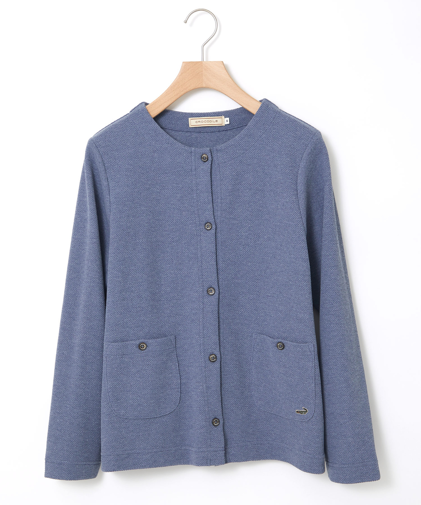 レディース 杢調 クルーネック カーディガン通販 [0102-55215