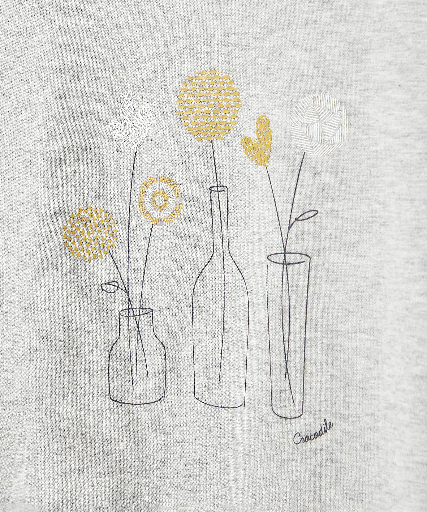レディース フラワーモチーフ 半袖 Tシャツ通販 [0102-63209