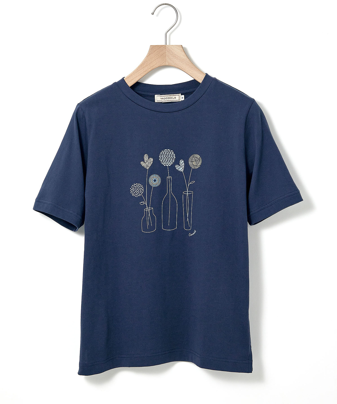 レディース フラワーモチーフ 半袖 Tシャツ通販 [0102-63209
