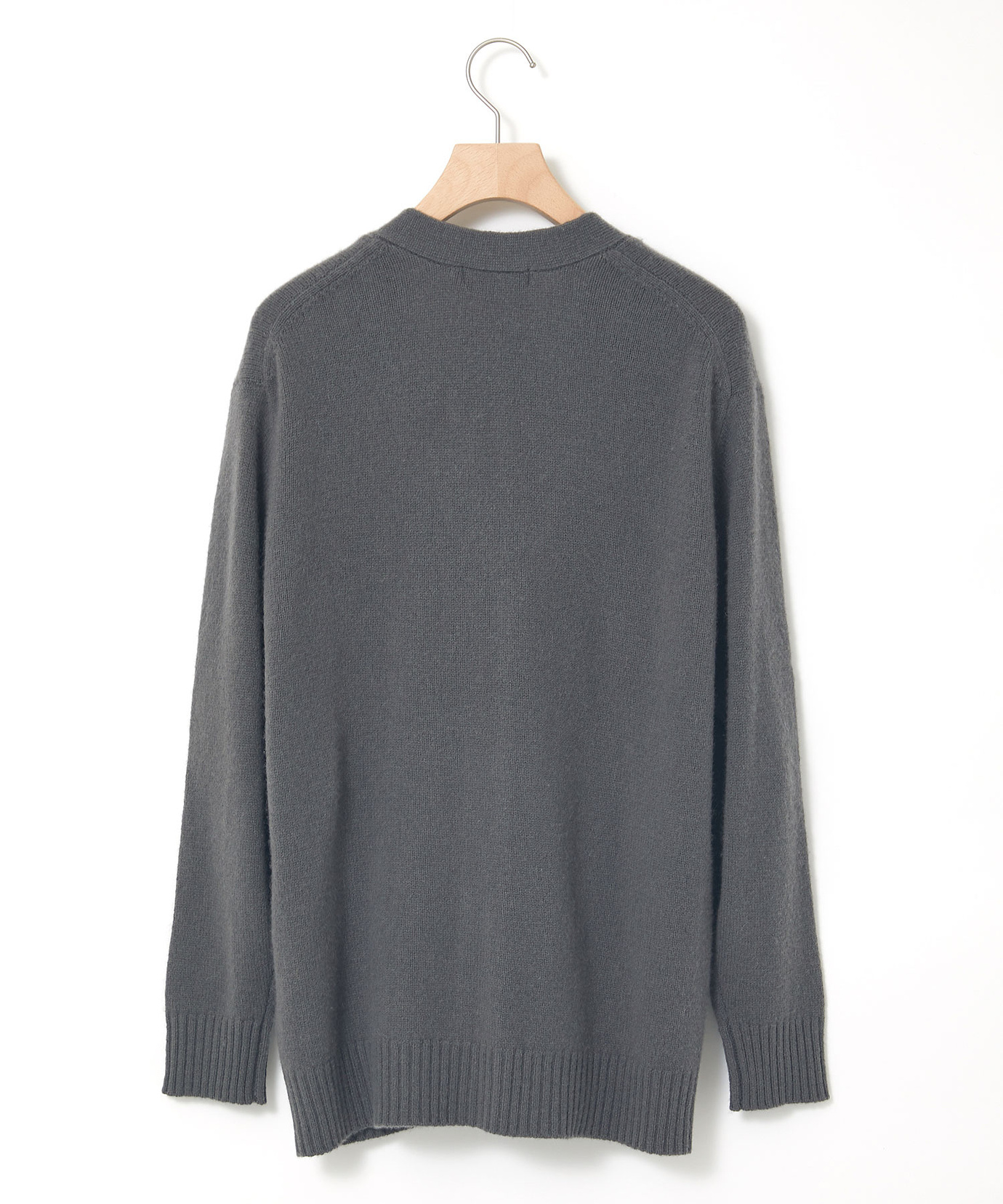 極美品❤️n100 カシミアカーディガン　チャコールグレー　サイズ34(M) 極美品❤️n100 カシミアカーディガン チャコールグレー サイズ34(M)