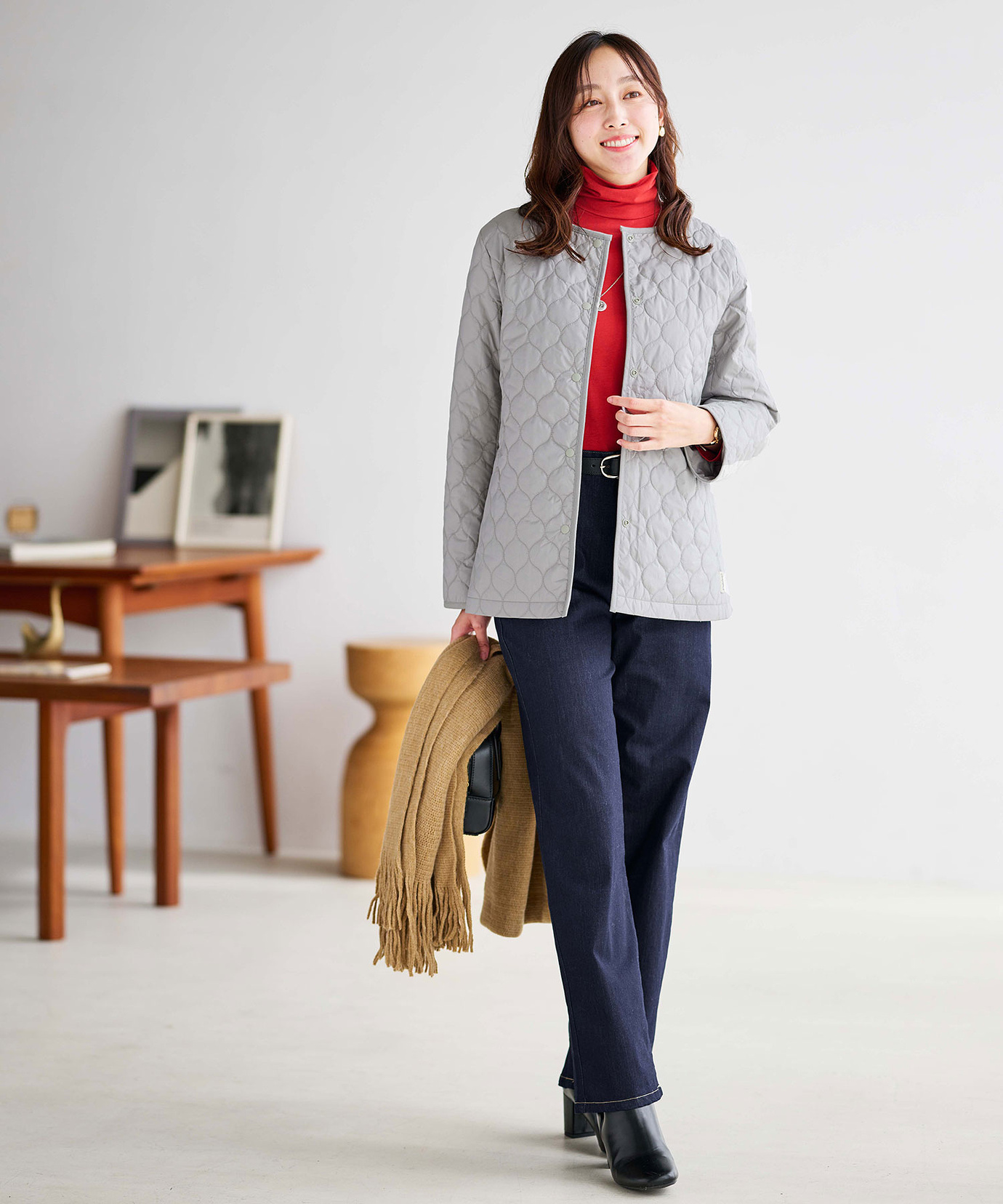 レディース 中綿 キルティング ジャケット通販 [0104-56400