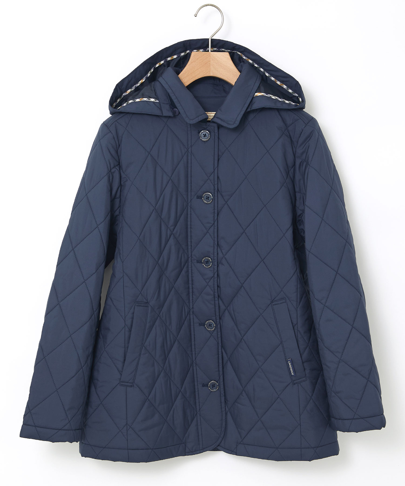 レディース クロコダイルタータン ダイヤキルト 中綿 ジャケット通販