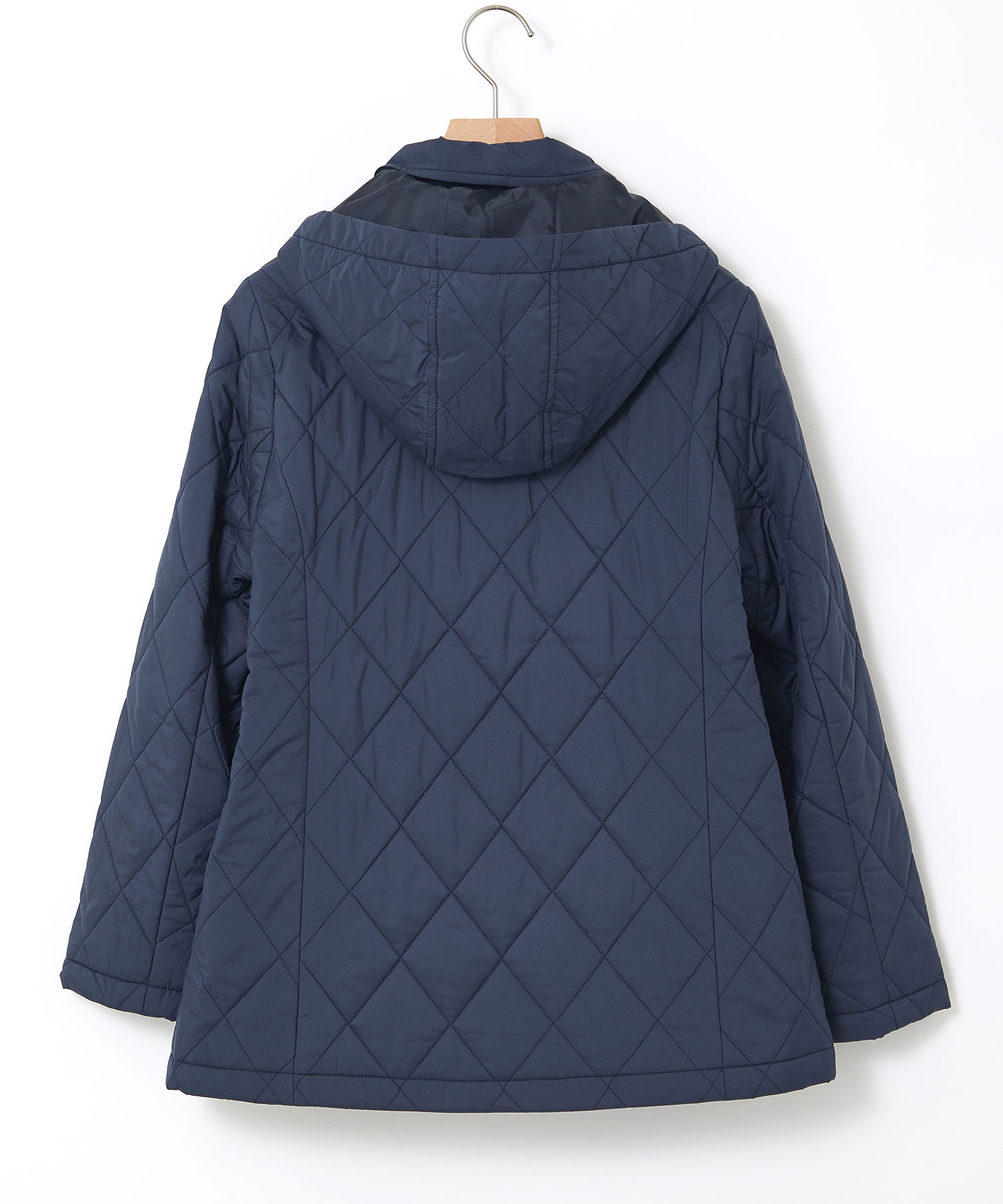 新品未使用　クロコダイル　中綿ジャケット　ネイビー レディース クロコダイルタータン ダイヤキルト 中綿 ジャケット通販