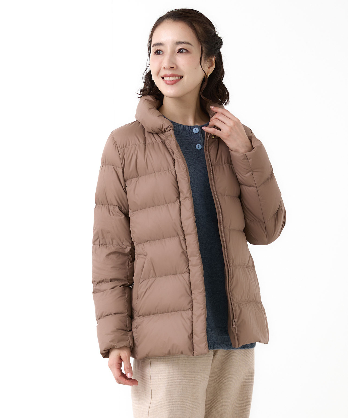 レディース ショート ダウン ジャケット【撥水加工】通販 [0104-58403