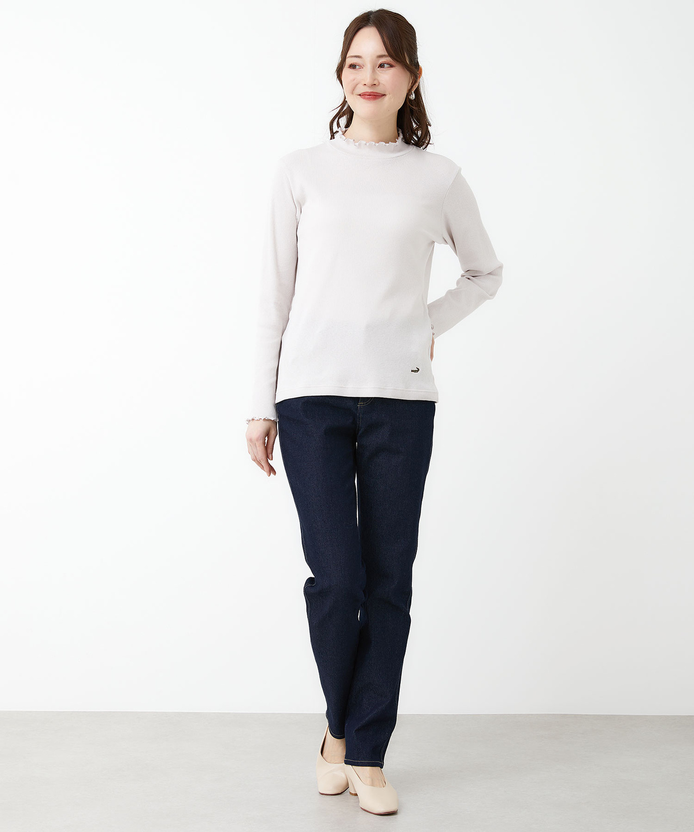 なつき レディース ストレートシルエット デニム パンツ通販 [0105-51503