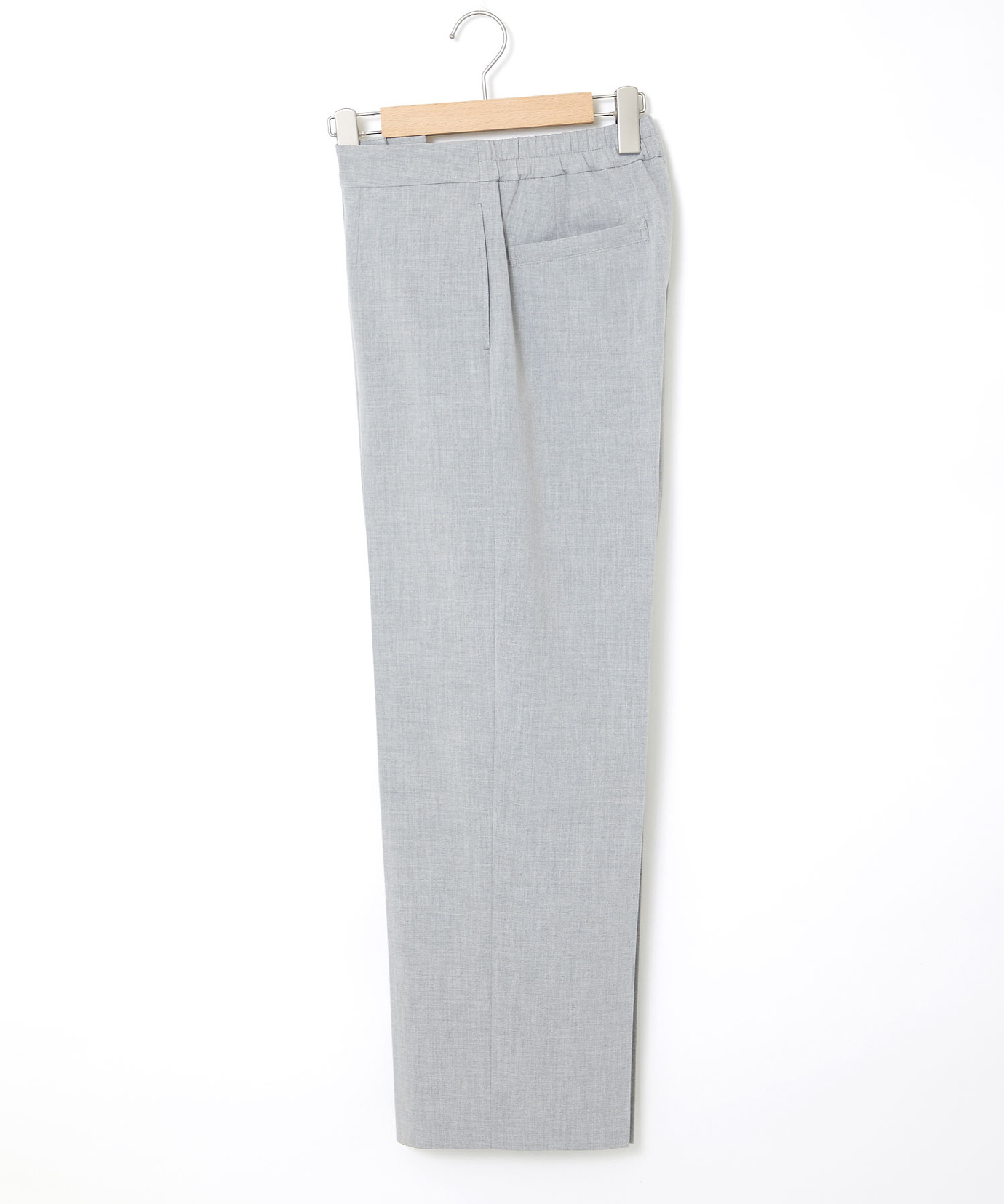 レディース センタープレス セミワイドパンツ 通販 [0105-55504