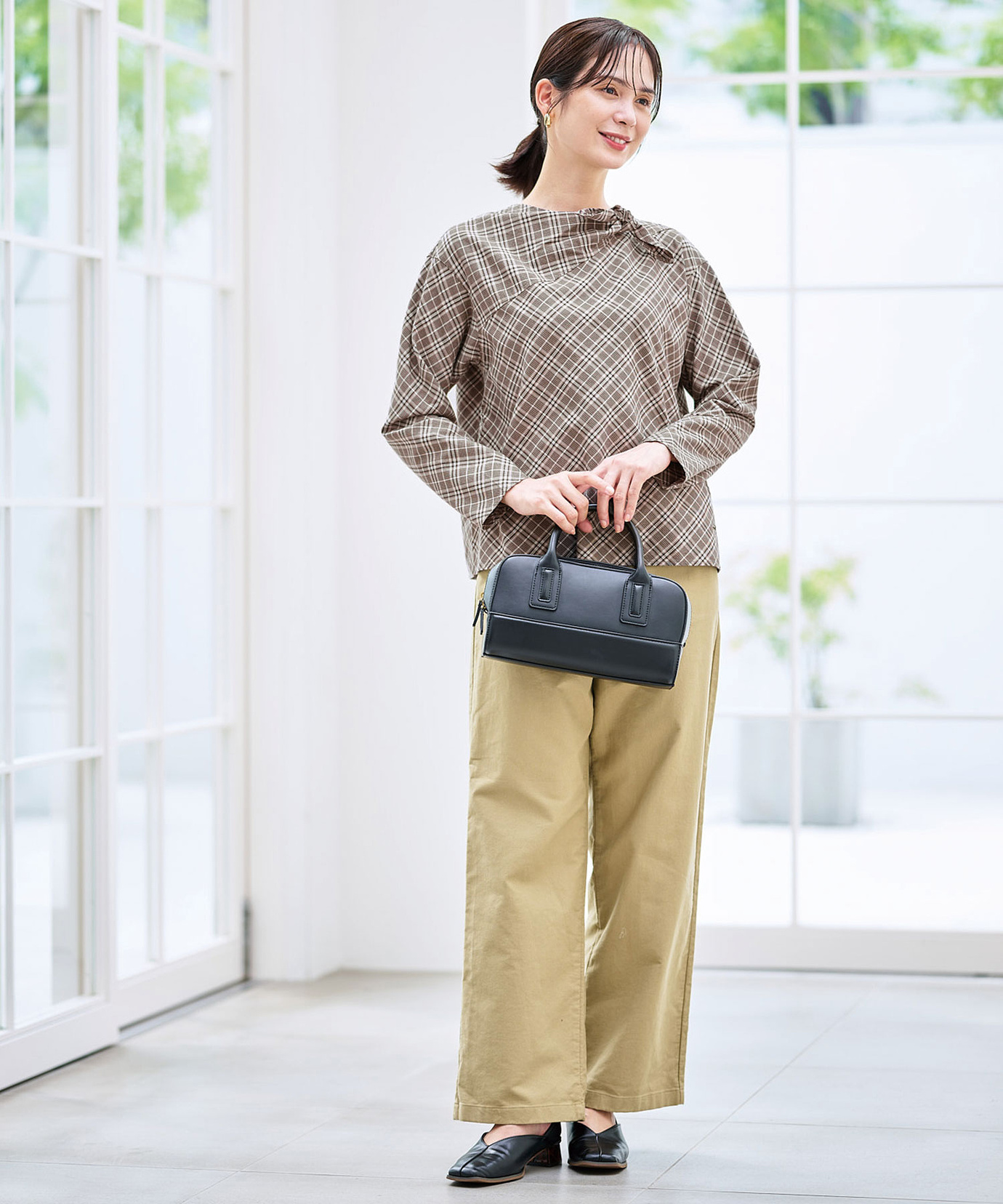 レディース 微起毛ストレッチパンツ通販 [0105-55506] - クロコダイル