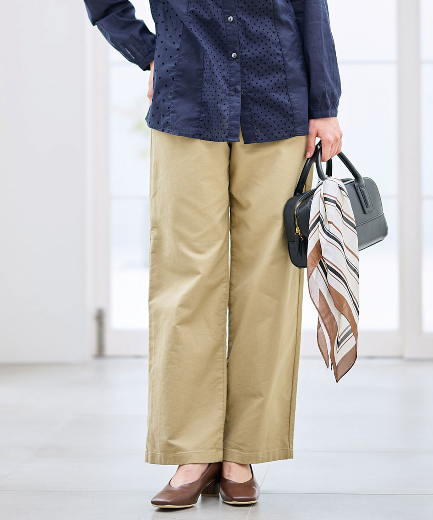 S5 メンテ付き　レディースセット　140 綺麗 ウエストきゅっとミディブルゾン/MAJESTIC LEGON(マジェスティック