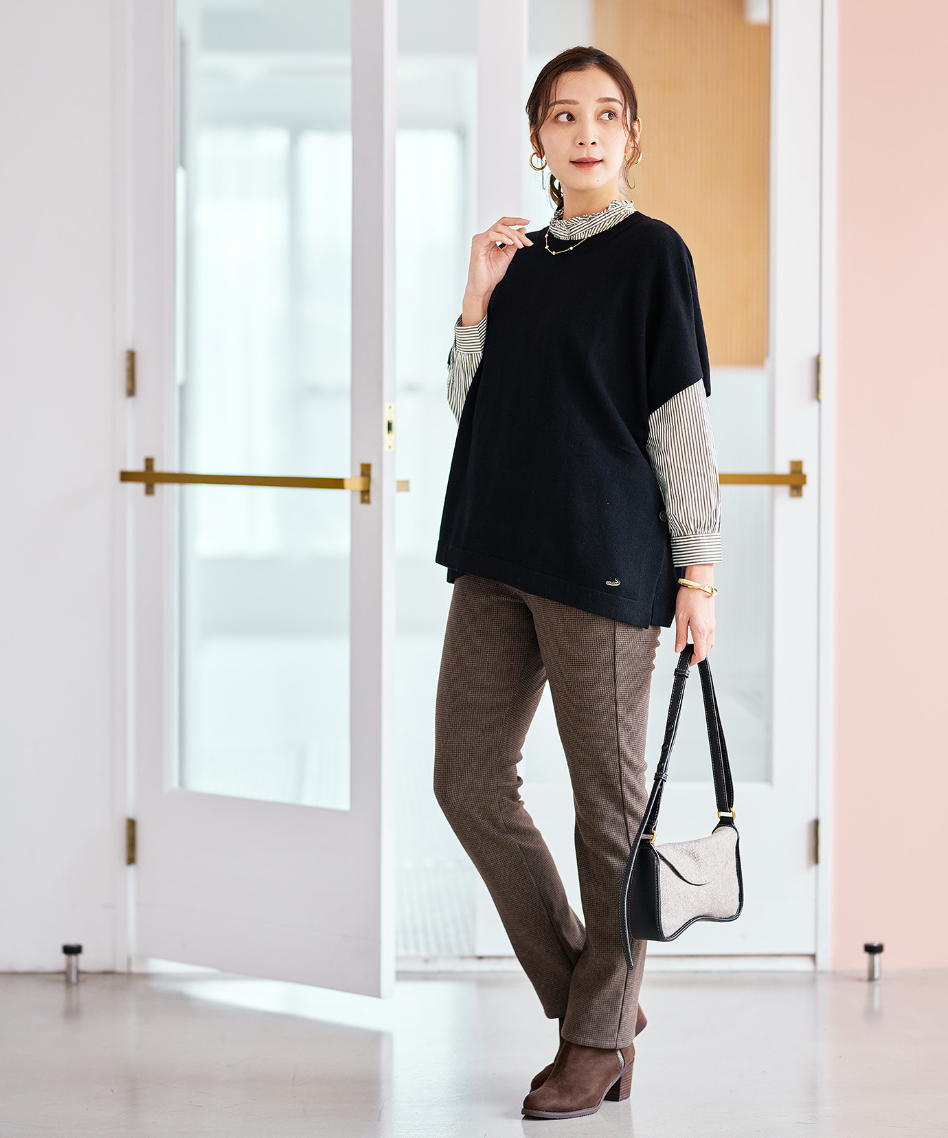 レディース 裏起毛 スリムパンツ通販 [0105-55510] - クロコダイル