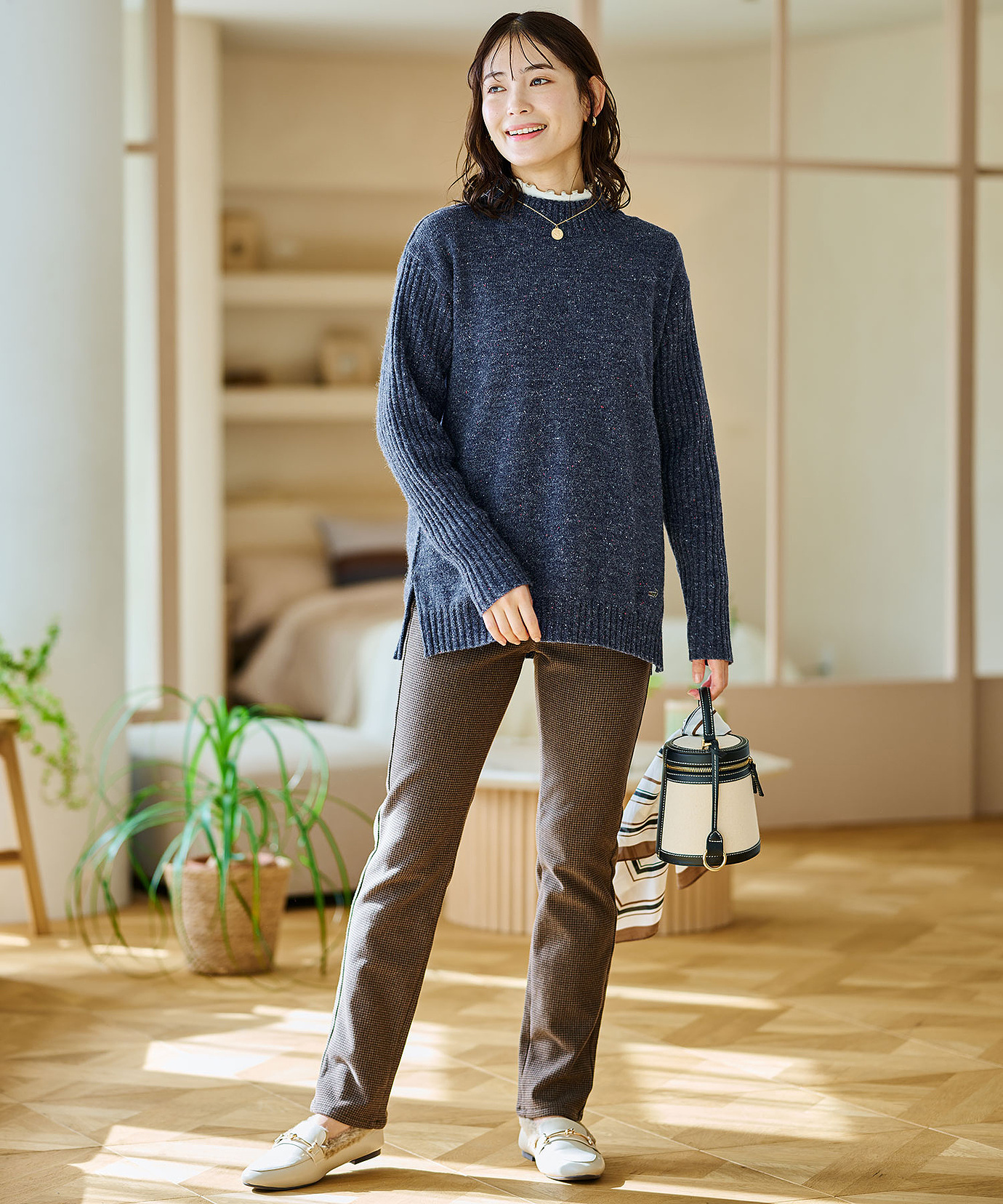 レディース 裏起毛 スリムパンツ通販 [0105-55510] - クロコダイル