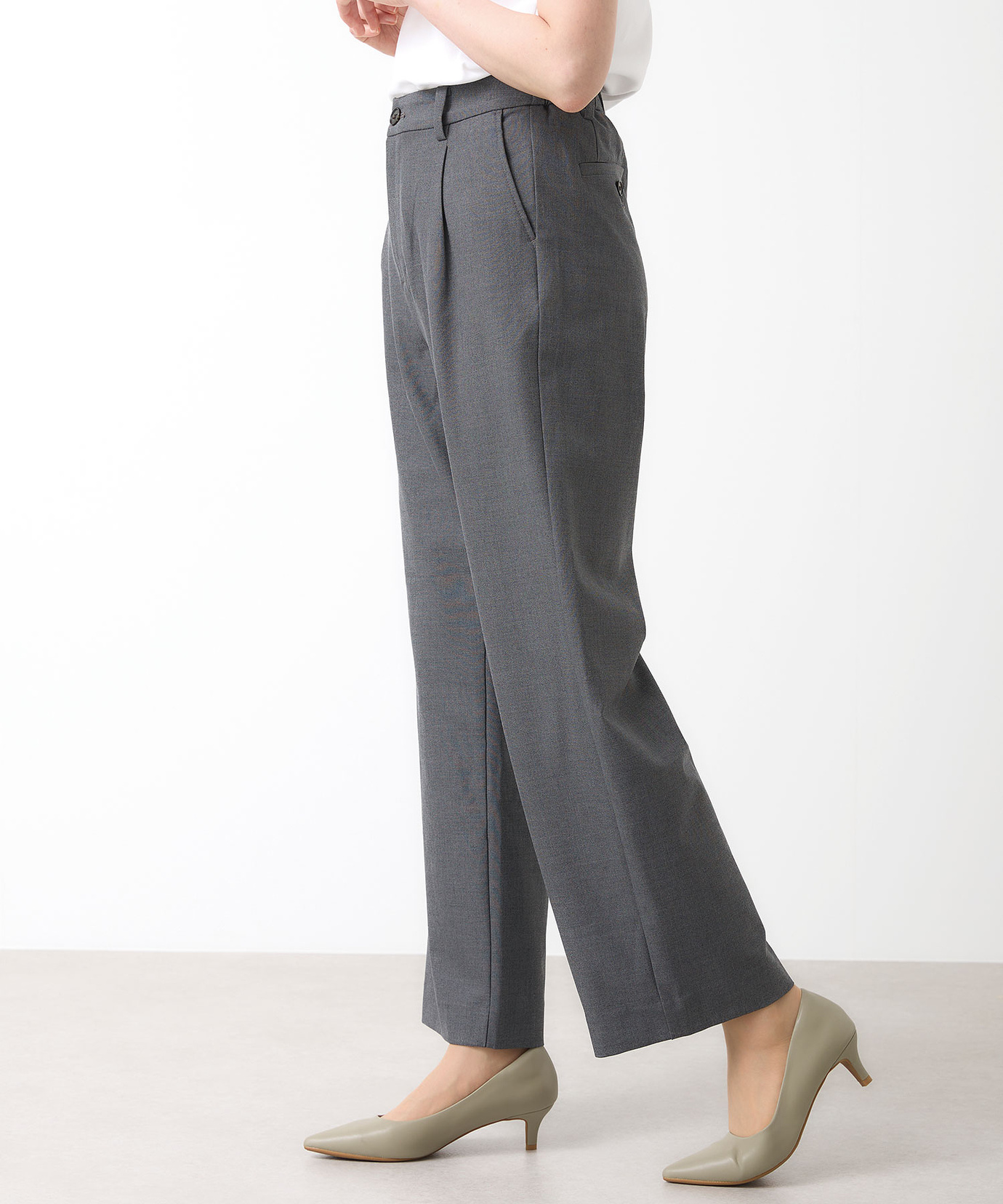 レディース ダブルクロス タックパンツ通販 [0105-61502