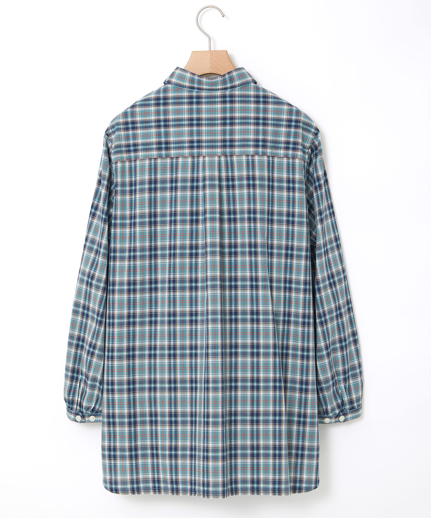 レディース ドビー チェック柄 チュニック通販 [0121-55703