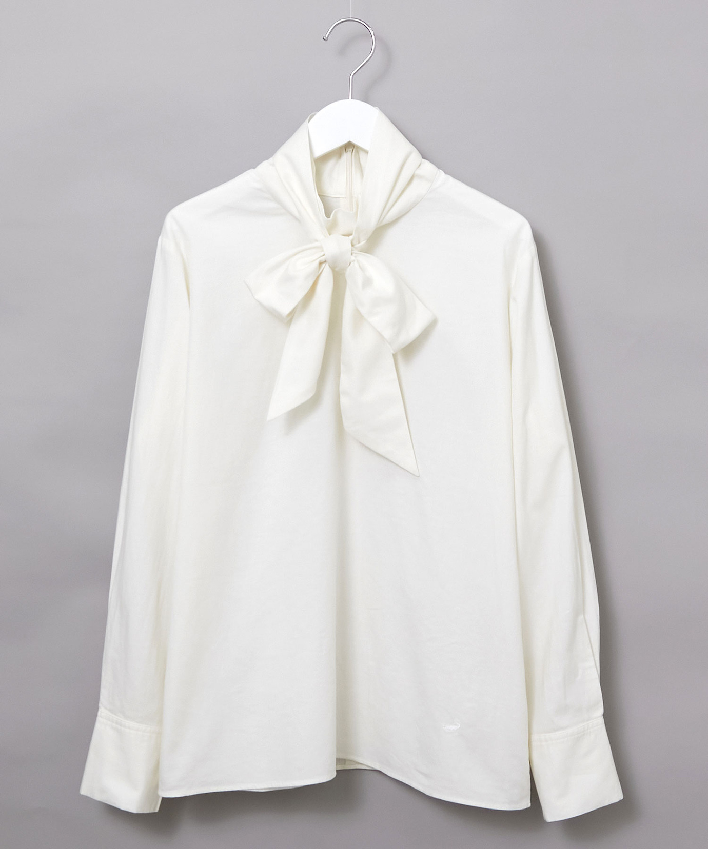 レディース ツイル ボウタイ付き ブラウス通販 [0201-45168