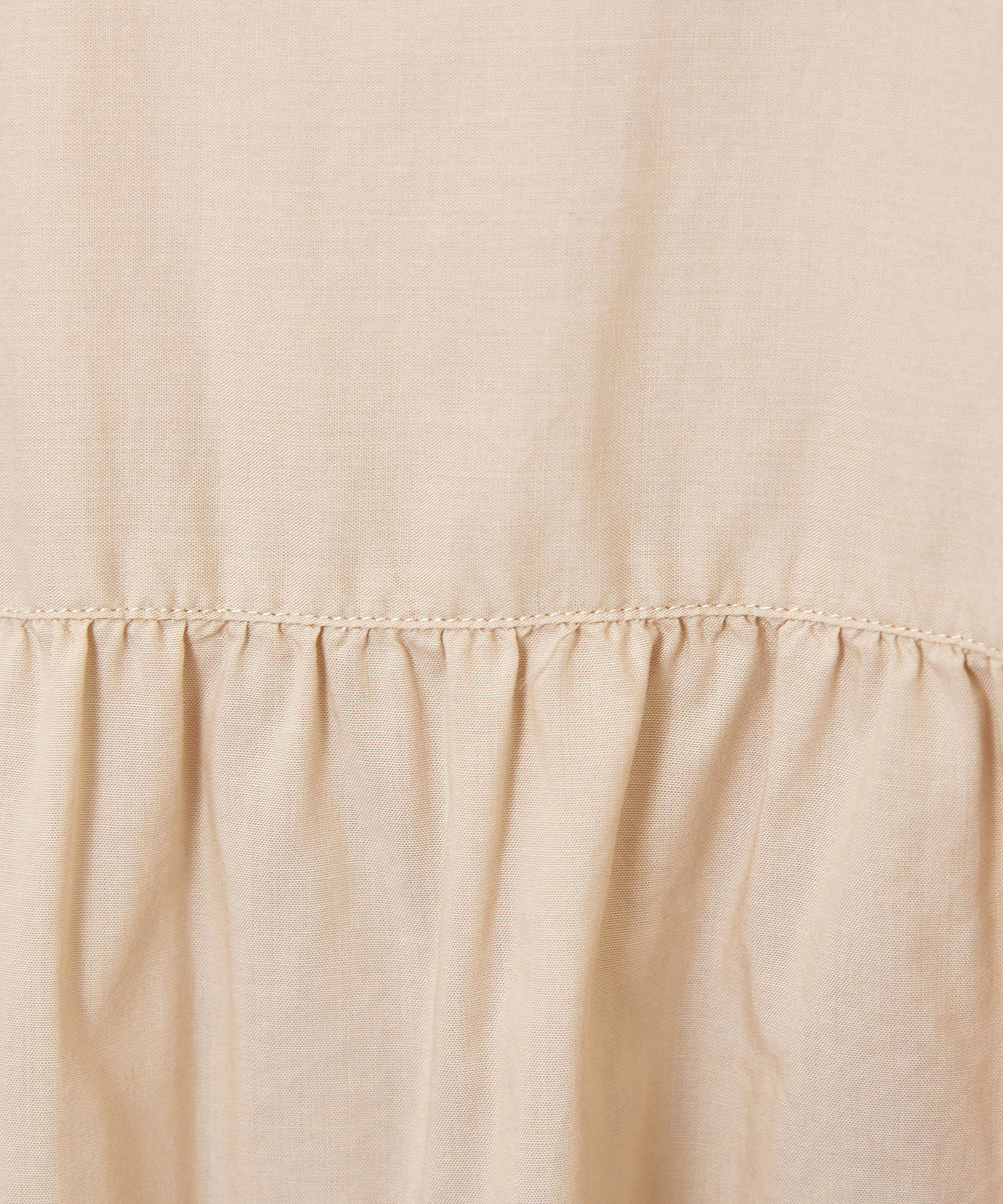 レディース ギャザーデザイン バンドカラー ブラウス【一部店舗限定