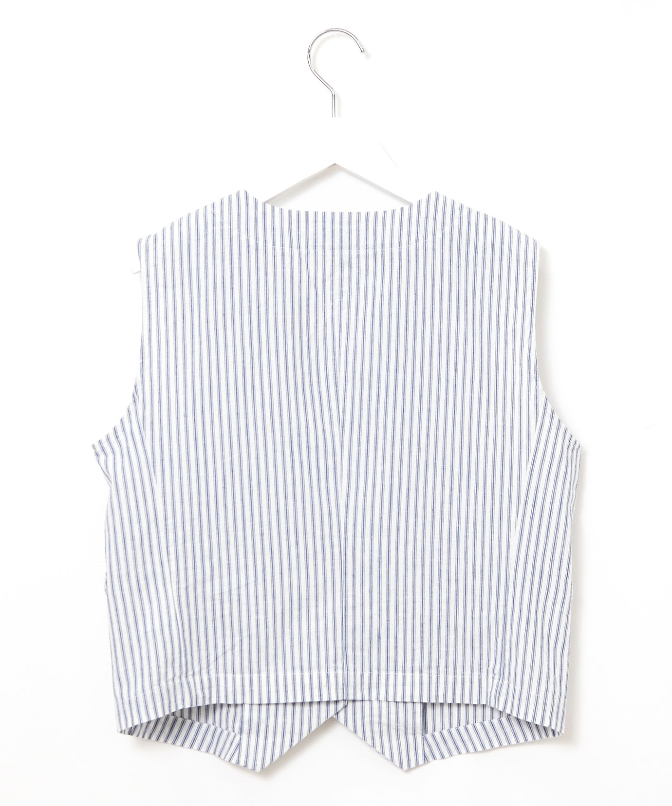 レディース コットンリネン Vネック ベスト【一部店舗限定】通販 [0201