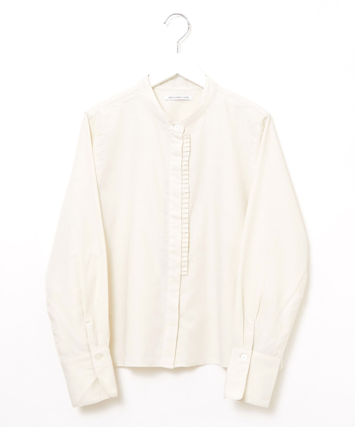 レディース バンドカラー タックデザイン ブラウス通販 [0201-55160 レディース バンドカラー タックデザイン ブラウス通販 [0201-55160