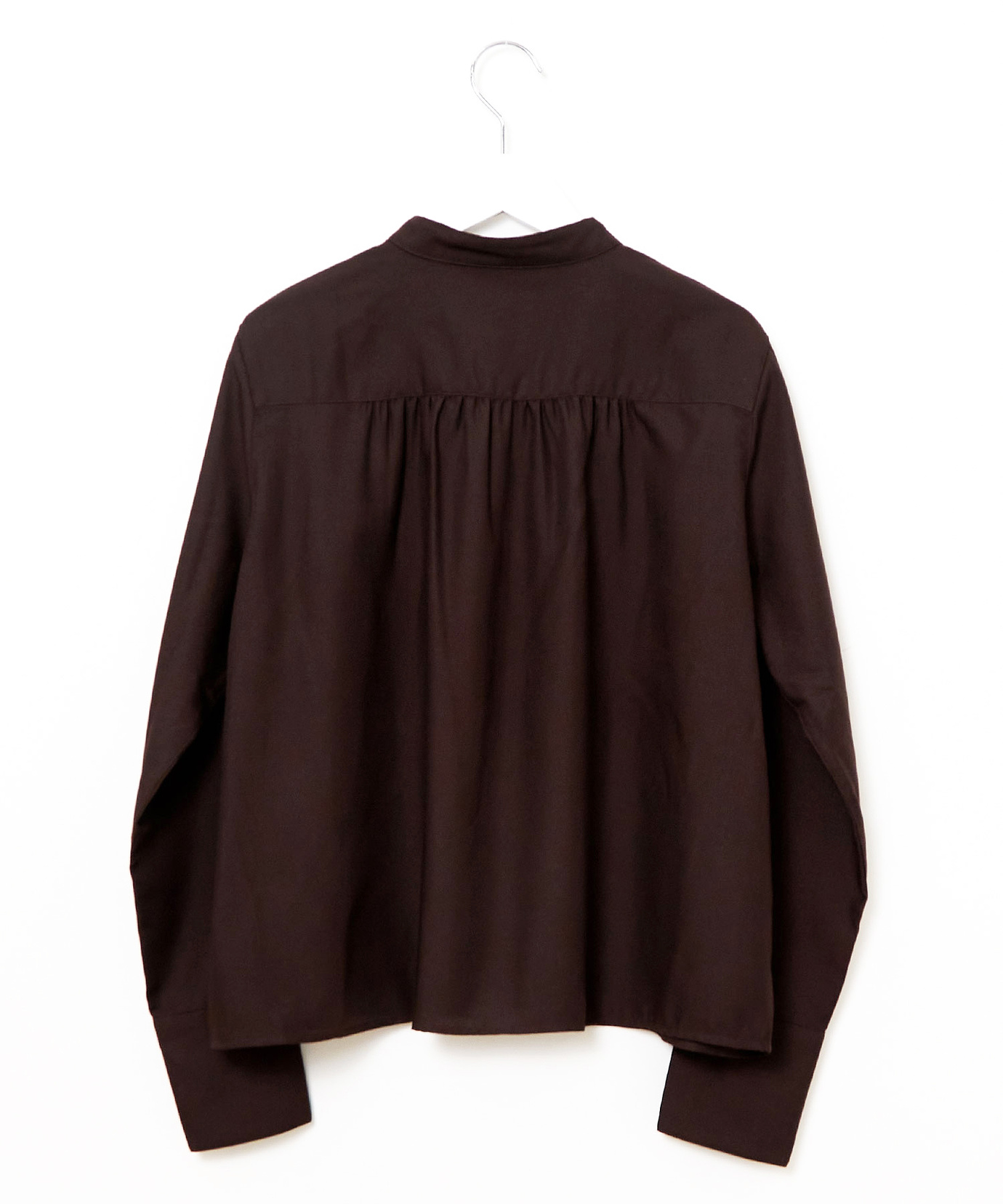 レディース バンドカラー タックデザイン ブラウス通販 [0201-55160