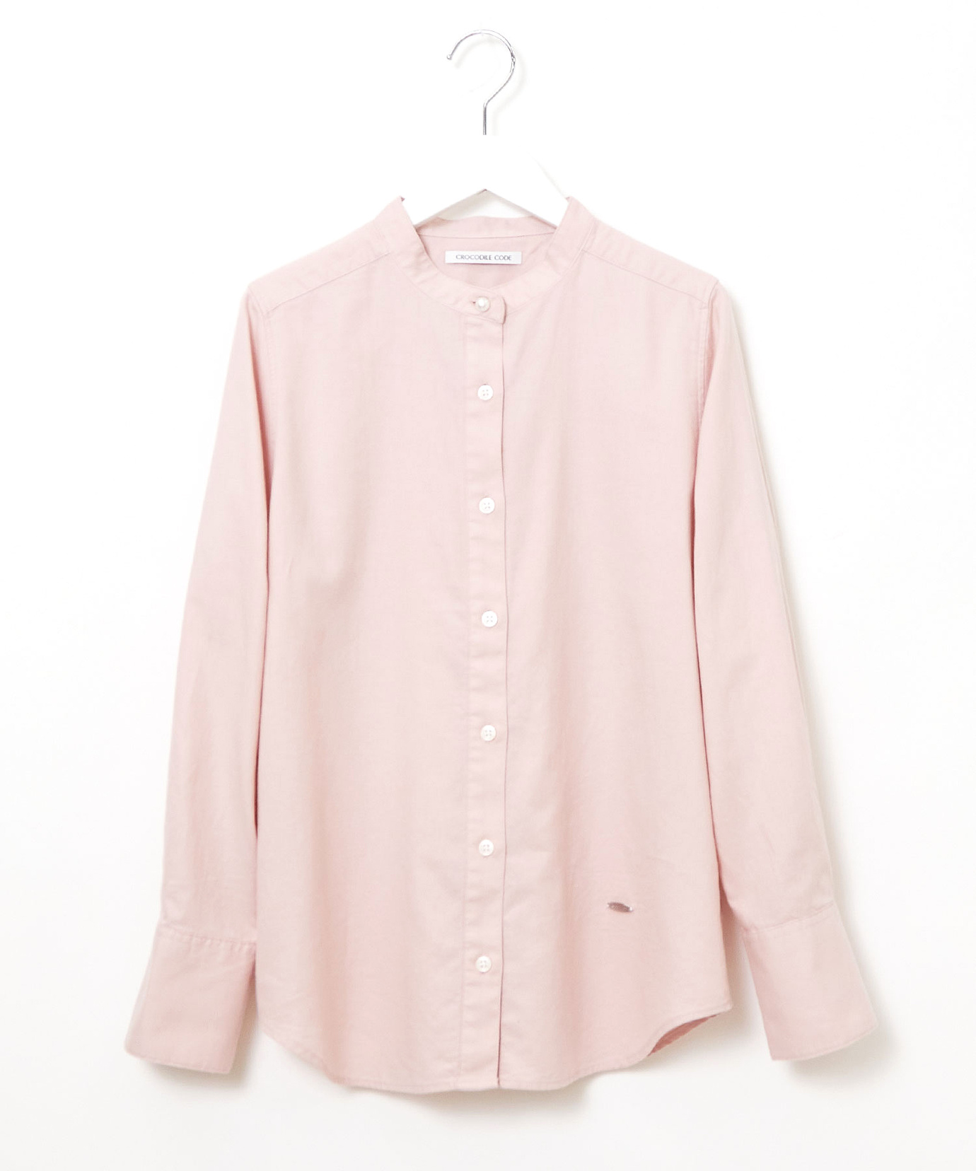 レディース コットン バンドカラー ブラウス通販 [0201-55166