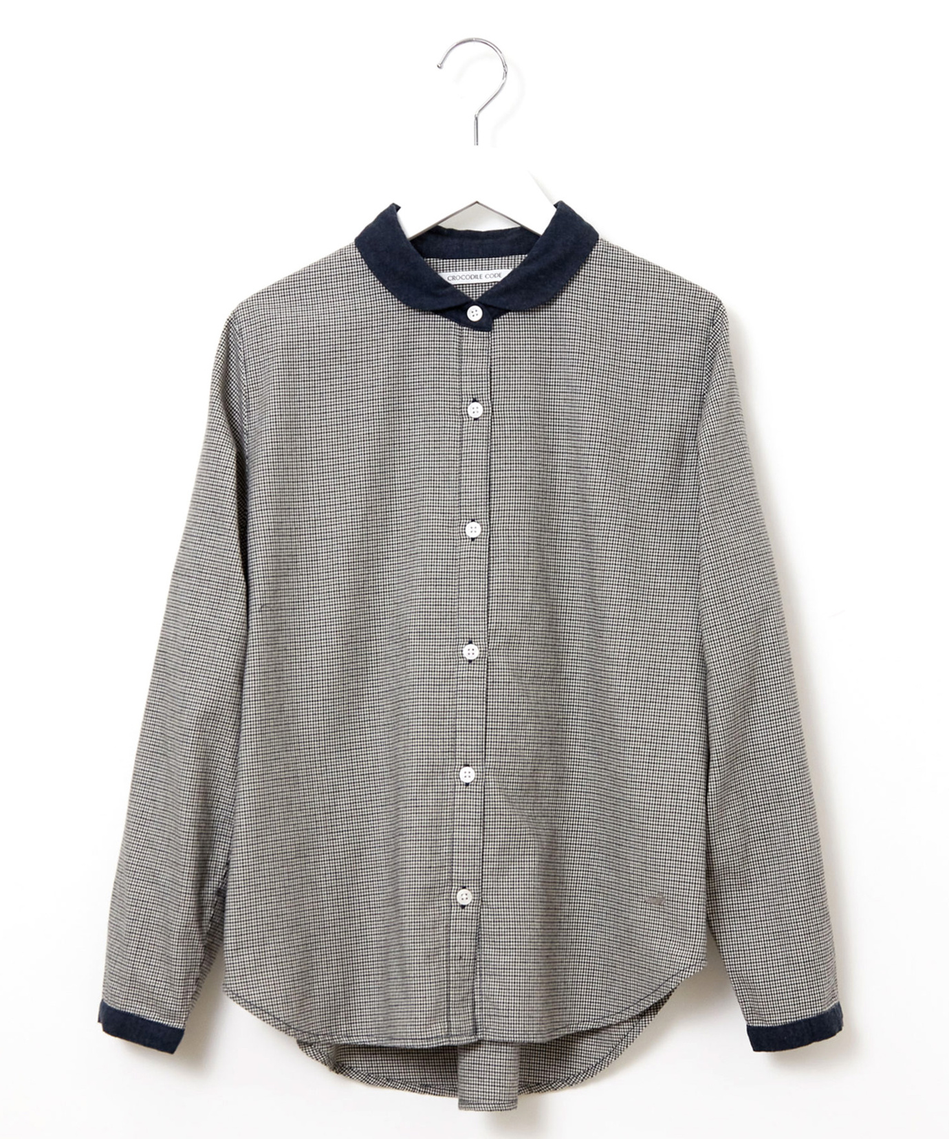 レディース 千鳥格子 配色 ブラウス通販 [0201-58152] - クロコダイル