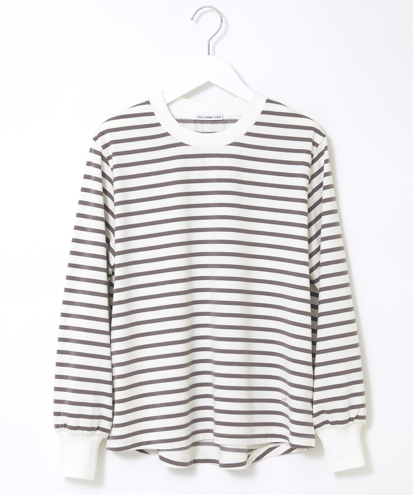 レディース ラウンドヘム ボーダー カットソー通販 [0202-45257